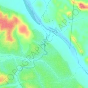 Cobbold Gorge地形图、海拔、地势