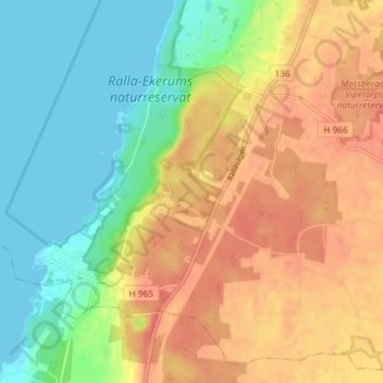 Rälla tall地形图、海拔、地势