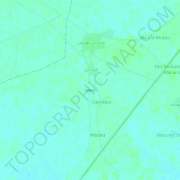 Sathra地形图、海拔、地势