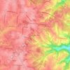 LaFeuille Terrace地形图、海拔、地势