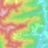 开水里地形图、海拔、地势