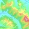 梨树山地形图、海拔、地势