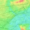 Brentford地形图、海拔、地势