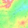 左云县地形图、海拔、地势