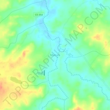 Matias地形图、海拔、地势