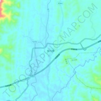 永兴镇地形图、海拔、地势