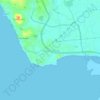 丹绒吉宁地形图、海拔、地势