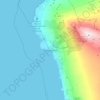 Kailua-Kona地形图、海拔、地势