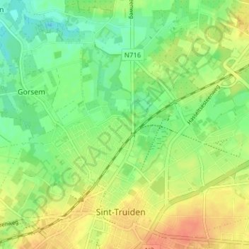 Guvelingen地形图、海拔、地势