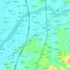 方家河湾地形图、海拔、地势