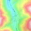 新榆林村村民委员会地形图、海拔、地势