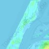 Samoa地形图、海拔、地势