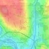 North Side地形图、海拔、地势