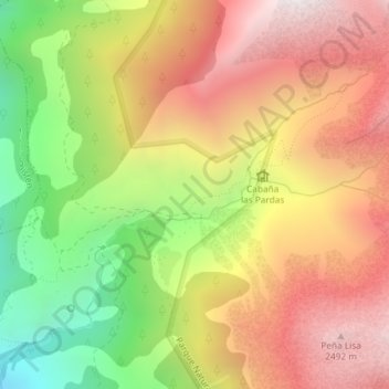 Engrotá地形图、海拔、地势