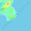 Cape Elizabeth地形图、海拔、地势