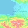 太子港地形图、海拔、地势