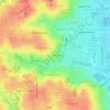Eau Claire Estates地形图、海拔、地势