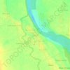 Quibal地形图、海拔、地势