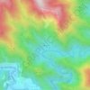 巴庫拉斯地形图、海拔、地势