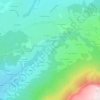 La Croze地形图、海拔、地势