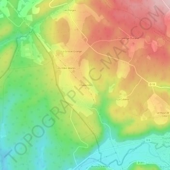 Chapendu地形图、海拔、地势