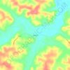 Lowndes地形图、海拔、地势