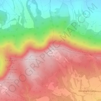 Soil地形图、海拔、地势