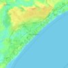 Myrtle Beach地形图、海拔、地势