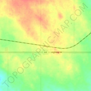 Laporte地形图、海拔、地势