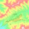 布朗山布朗族乡地形图、海拔、地势