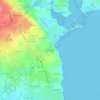 Kerscolper地形图、海拔、地势