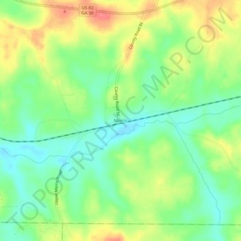 Morris地形图、海拔、地势