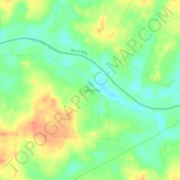 Campina地形图、海拔、地势