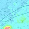 潮龙地形图、海拔、地势