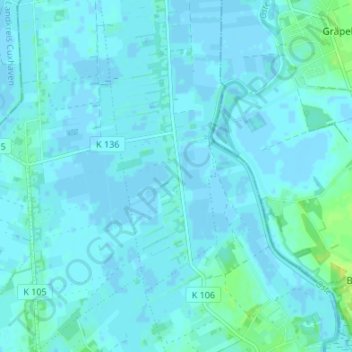 Ottendorf地形图、海拔、地势