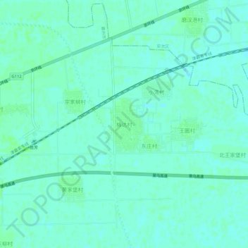 格达村地形图、海拔、地势