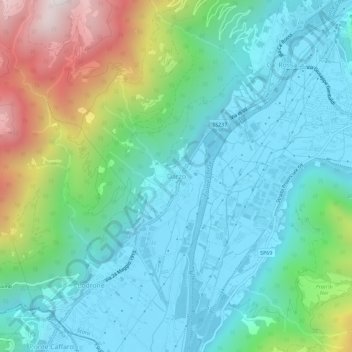 Darzo地形图、海拔、地势