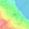 Kingsbarns地形图、海拔、地势
