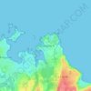 Ploumanac'h地形图、海拔、地势