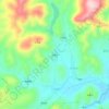 大西村地形图、海拔、地势