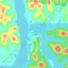 Granville地形图、海拔、地势