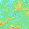 石台县地形图、海拔、地势