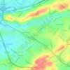 Oreland地形图、海拔、地势
