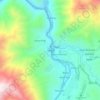 卡尔吉尔地形图、海拔、地势