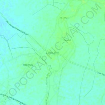 Lambakin地形图、海拔、地势