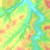 Davisville地形图、海拔、地势
