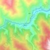 蒙自乡地形图、海拔、地势