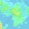 Sandwick地形图、海拔、地势