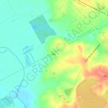 Rye地形图、海拔、地势