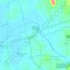爪美地形图、海拔、地势